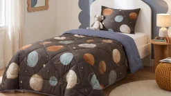 Cosmos wasbaar dekbed