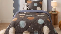 Cosmos wasbaar dekbed