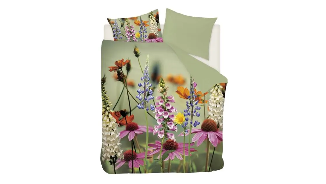 Foxglove flanel dekbedovertrek