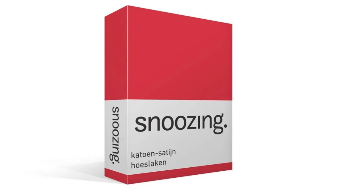 katoen-satijn hoeslaken