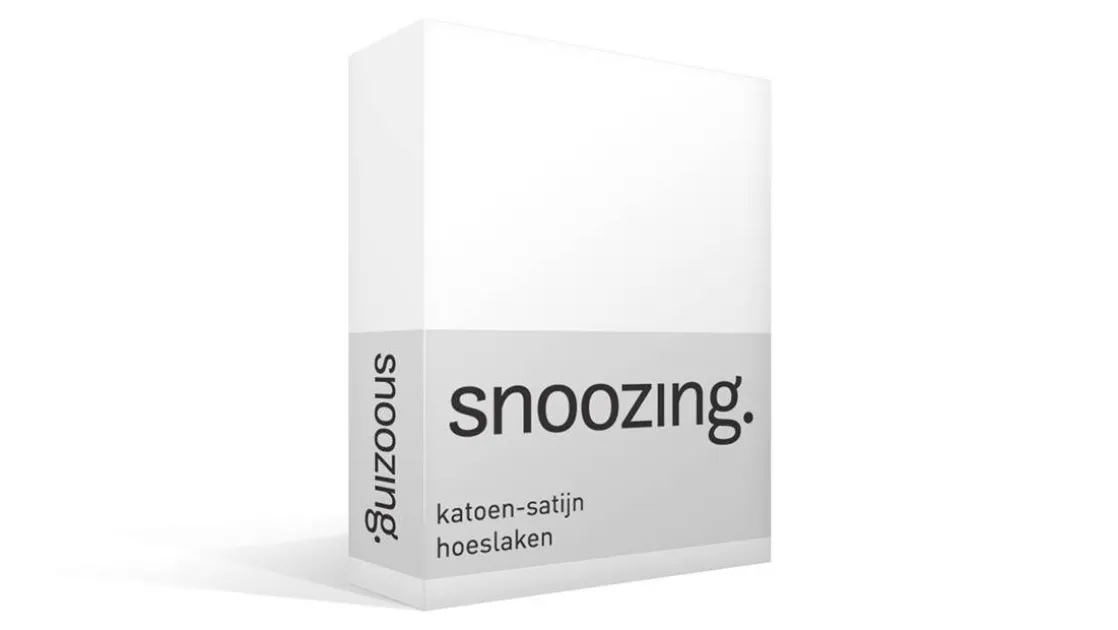 katoen-satijn hoeslaken