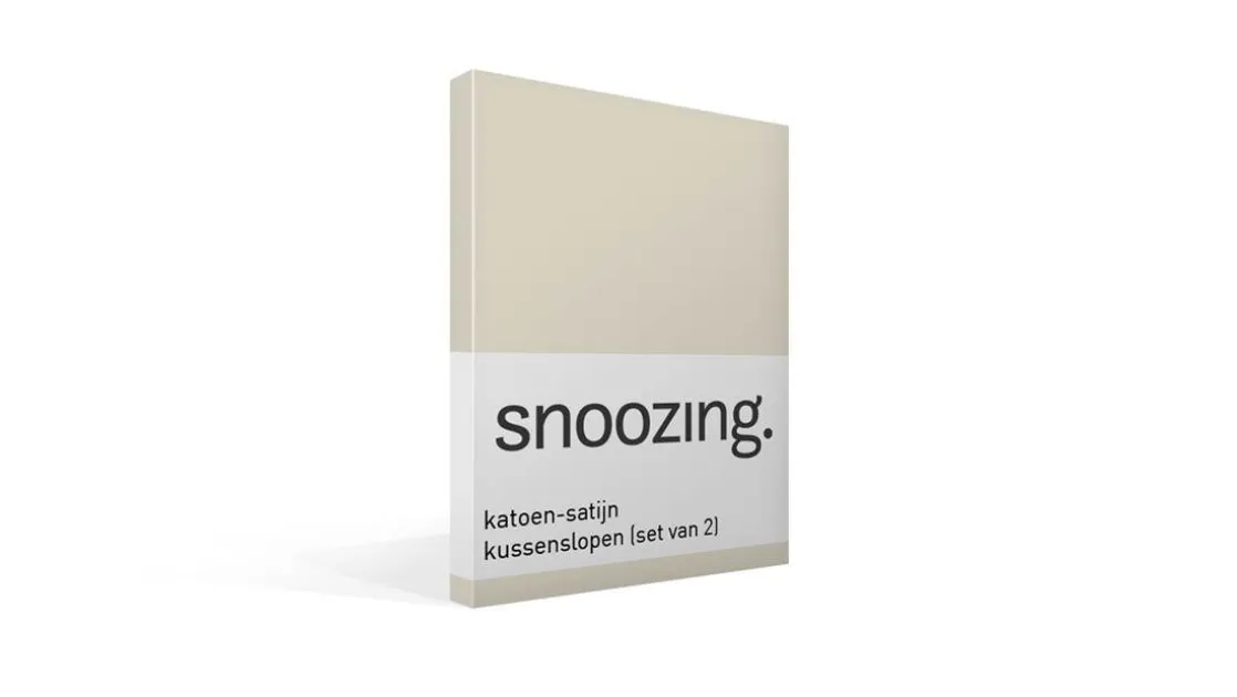 katoen-satijn kussenslopen (set van 2)