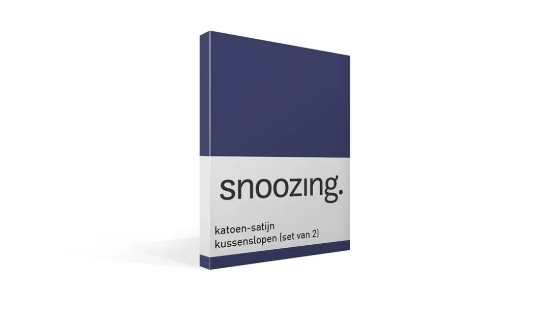 katoen-satijn kussenslopen (set van 2)