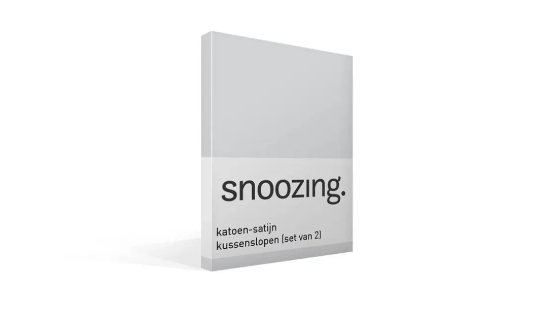 katoen-satijn kussenslopen (set van 2)