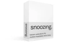 katoen waterdicht PU molton hoeslaken extra hoog
