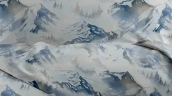 Peak Mountains flanel dekbedovertrek