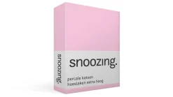 percale katoen hoeslaken extra hoog