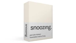 percale katoen hoeslaken extra hoog