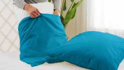 percale katoen kussenslopen (set van 2)