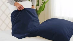percale katoen kussenslopen (set van 2)