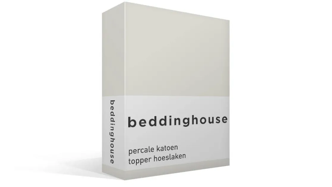 percale katoen topper hoeslaken