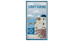 Santorini strandlaken