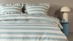 Striped Ruffle dekbedovertrek