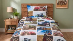 Tractor flanel dekbedovertrek