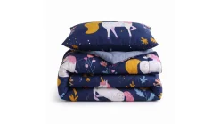 Unicorn Garden wasbaar dekbed