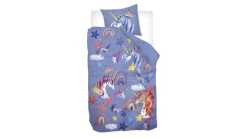Unicorn Land flanel dekbedovertrek