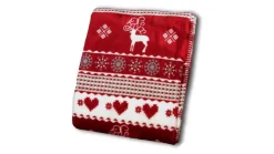 Winter fleece plaid
